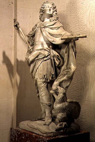 Ludvig XV af Frankrig (1710-74) som Jupiter af Nicolas Coustou