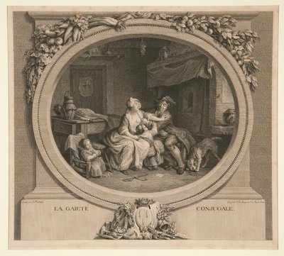 Ægteskabelig munterhed af Nicolas Delaunay