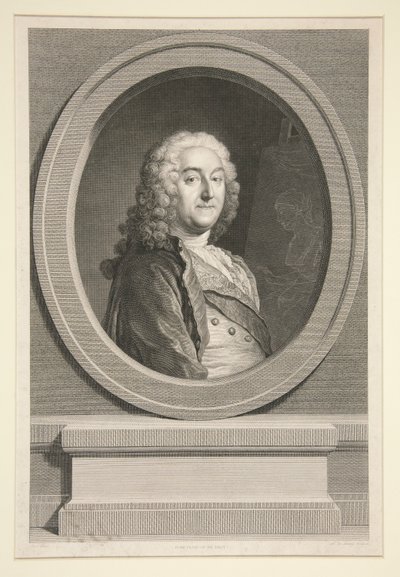 Portræt af Jean-François de Troy af Nicolas Delaunay