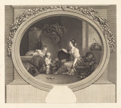 Så sig venligst af Nicolas Delaunay after Jean Honoré Fragonard