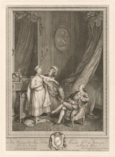 Den lille dag af Nicolas Delaunay after Sigmund Freudenberger
