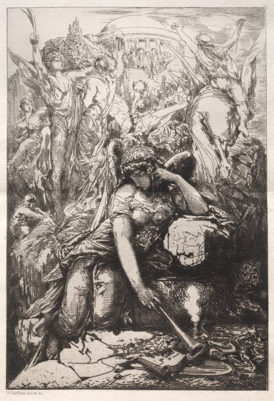 Melankoli. af Nicolas François Chifflart