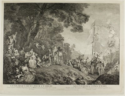 Pilgrimsrejse til øen Cythera af Nicolas Henri Tardieu