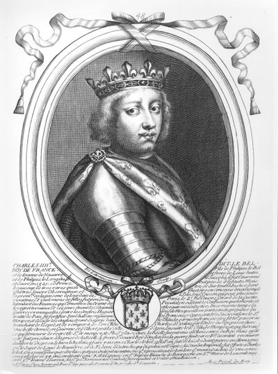 Charles IV (1294-1328) den smukke, konge af Frankrig og Navarra, fra 