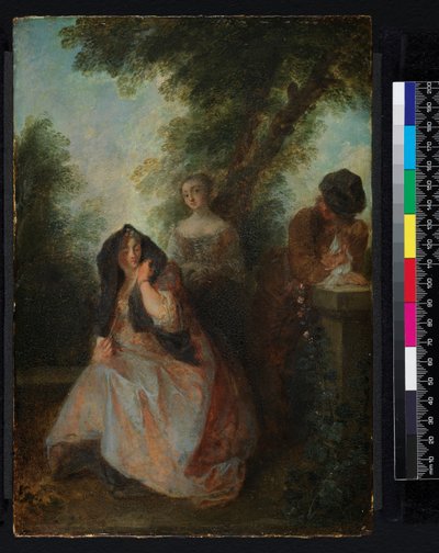 I denne dejlige ensomhed...", før 1743 af Nicolas Lancret