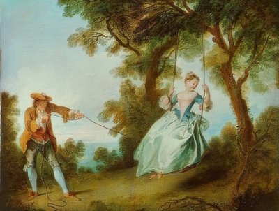 Gyngen. 1730 af Nicolas Lancret