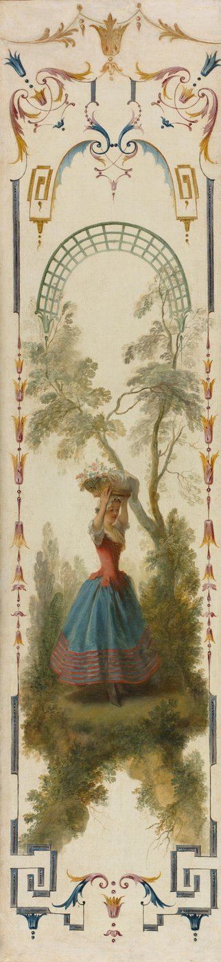 Havebrug, ca. 1723-27 (olie på lærred) af Nicolas Lancret