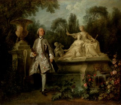 Portræt af skuespilleren Grandval, ca. 1742 (olie på lærred) af Nicolas Lancret