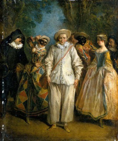 Skuespillerne i Commedia dell