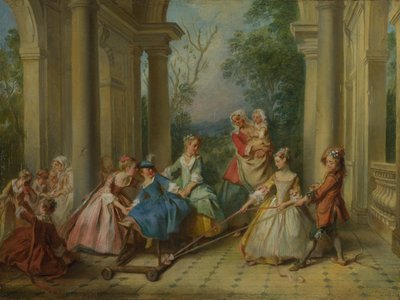 Menneskets fire aldre: barndom, ca 1735 af Nicolas Lancret