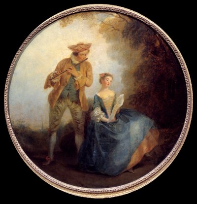 Duoen. Maleri af Nicolas Lancret (1690-1743) af Nicolas Lancret