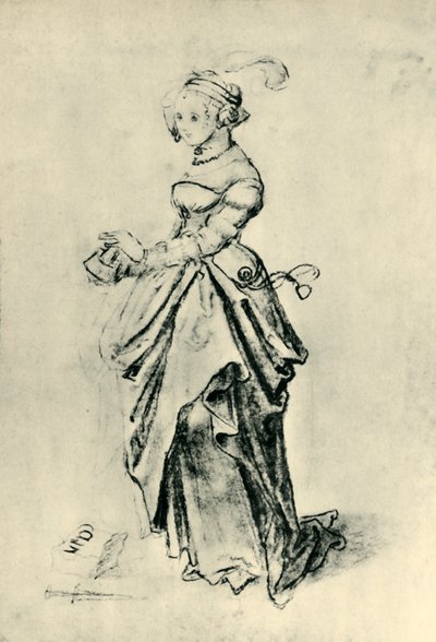 Ung kvinde, begyndelsen af det 16. århundrede, 1943. af Nicolas Manuel Deutsch