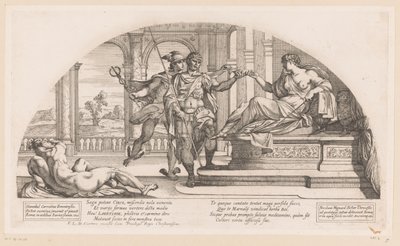 Odysseus med Circe Historier fra Odysseen (serietitel) af Nicolas Mignard