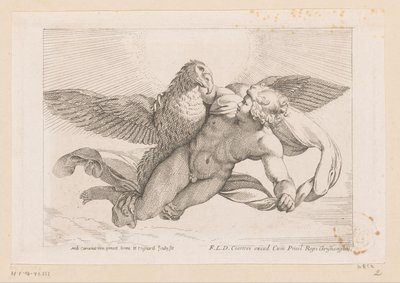 Kidnapning af Ganymedes af Nicolas Mignard