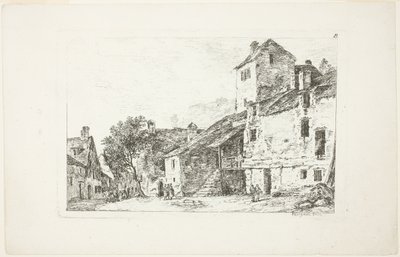 Landskab, fra Deuxieme Cahier de Paysage af Nicolas Perignon