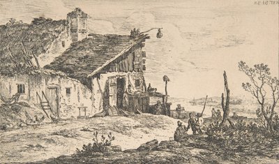 Rustikt Landskab, 1772., 1772. af Nicolas Perignon