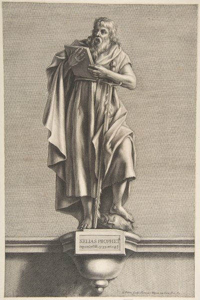 Profeten Elias.n.d. af Nicolas Pitau