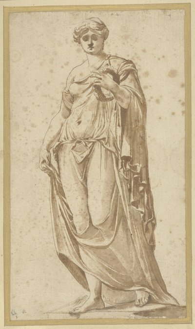 Flora Farnese, set forfra af Nicolas Poussin (possibly)