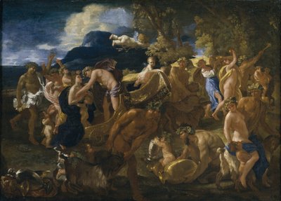 Bacchanal, 1625-1626 af Nicolas Poussin