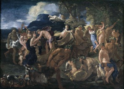 Bacchanal eller Bacchus og Ariadne af Nicolas Poussin