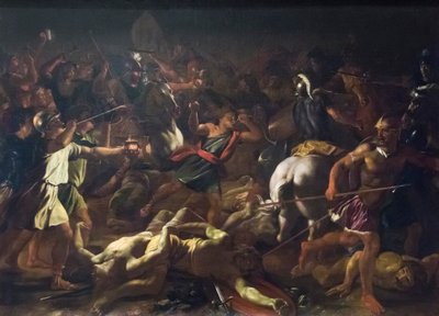 Slaget ved Gideon mod midjanitterne af Nicolas Poussin