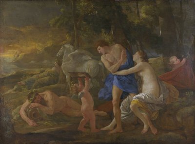 Cephalus og Aurora, ca. 1630 (olie på lærred) af Nicolas Poussin