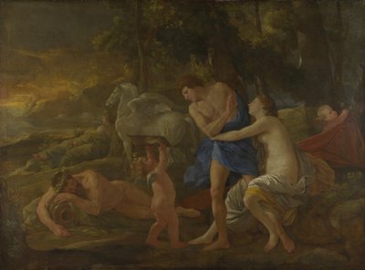Cephalus og Aurora, ca. 1630 af Nicolas Poussin