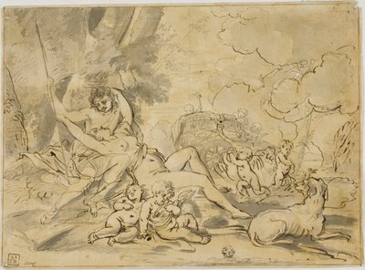 Figurer, Vogn og Hund af Nicolas Poussin