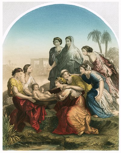 Fundet af Moses af Nicolas Poussin