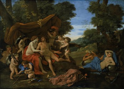 Mars og Venus af Nicolas Poussin