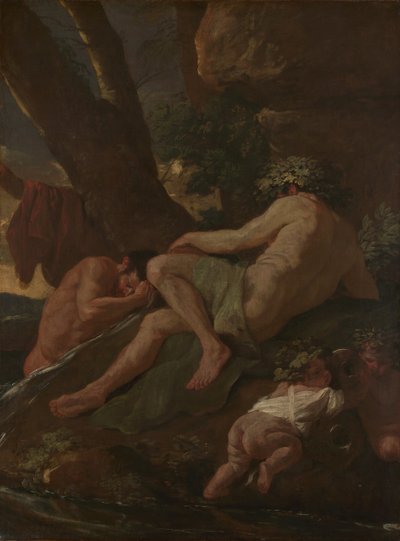 Midas vask ved kilden til Pactolus, ca. 1627. af Nicolas Poussin