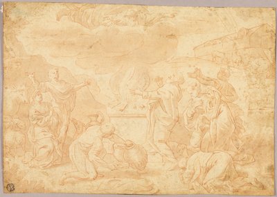 Noahs offer af Nicolas Poussin