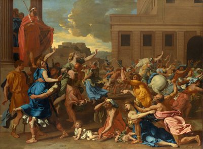 Røveri af Sabine -kvinderne af Nicolas Poussin