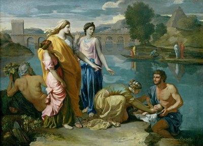 Fundet af Moses af Nicolas Poussin
