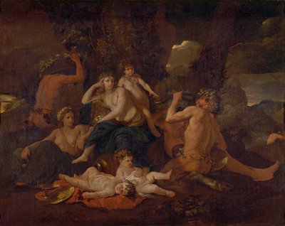 The Infancy of Bacchus, c.1630 af Nicolas Poussin
