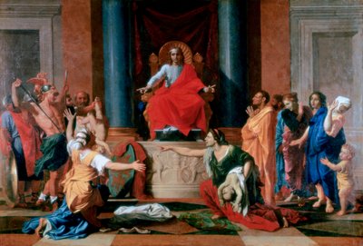 Salomons dom, 1649 af Nicolas Poussin
