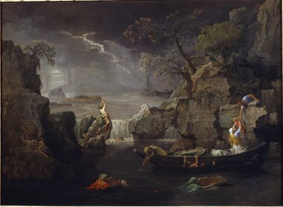 Vinter eller syndflod af Nicolas Poussin