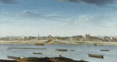 Port Saint-Bernard, set fra Arsenal af Nicolas Raguenet