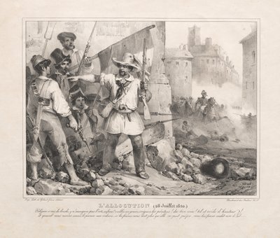 Tildeling (28. juli 1830) af Nicolas Toussaint Charlet