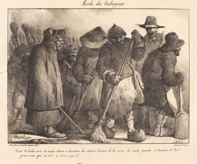 Fejemaskinens skole af Nicolas Toussaint Charlet