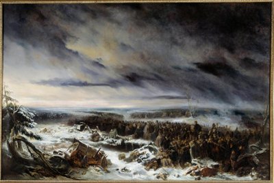 Afsnit af Russian Retreat af Nicolas Toussaint Charlet