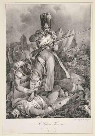 Den franske soldat af Nicolas Toussaint Charlet