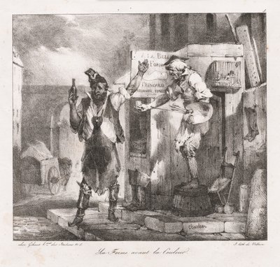 Litografiske skitser af Charlet: Form before Color, 1823. af Nicolas Toussaint Charlet