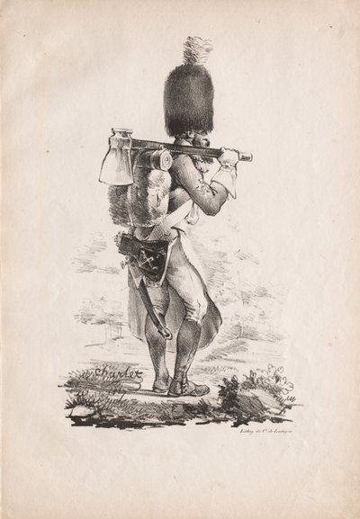 Militære kostumer: Infanteri Sapper af Nicolas Toussaint Charlet