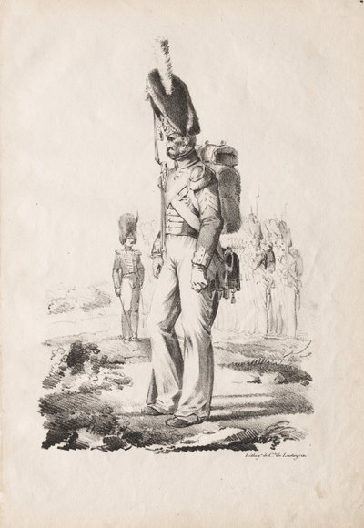 Militære kostumer: Infanteri Sargent af Nicolas Toussaint Charlet