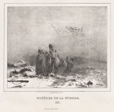Moralsk og filosofisk alfabet til brug for små og store børn: Krigens miseries (1812) af Nicolas Toussaint Charlet