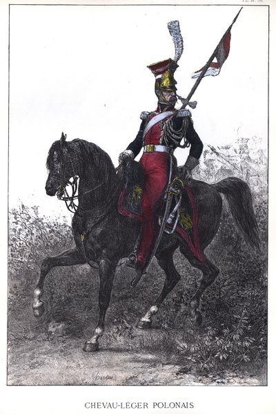 Polsk Lancer fra den kejserlige garde af Nicolas Toussaint Charlet