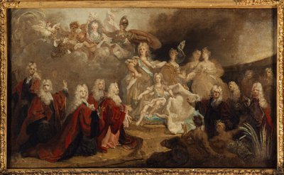 Allegori over Ludvig XV