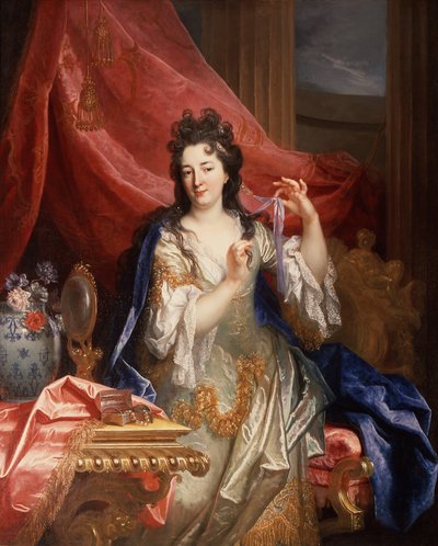 Portræt af en kvinde, ca. 1696 (olie på lærred) af Nicolas de Largillière