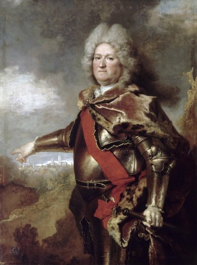 Antoine Le Prestre, greve af Puy-Vauban (1654-1731), guvernør af Béthune af Nicolas de Largillière